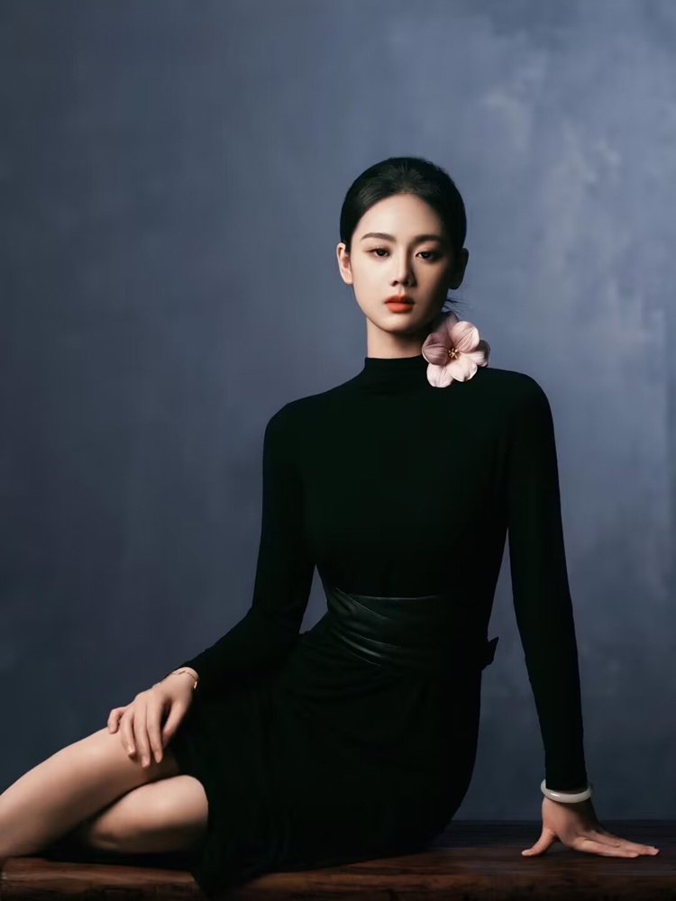 Ethnic Fashion Studio - 2026 Nieuwe Mode Eenvoudige High-End Zwarte