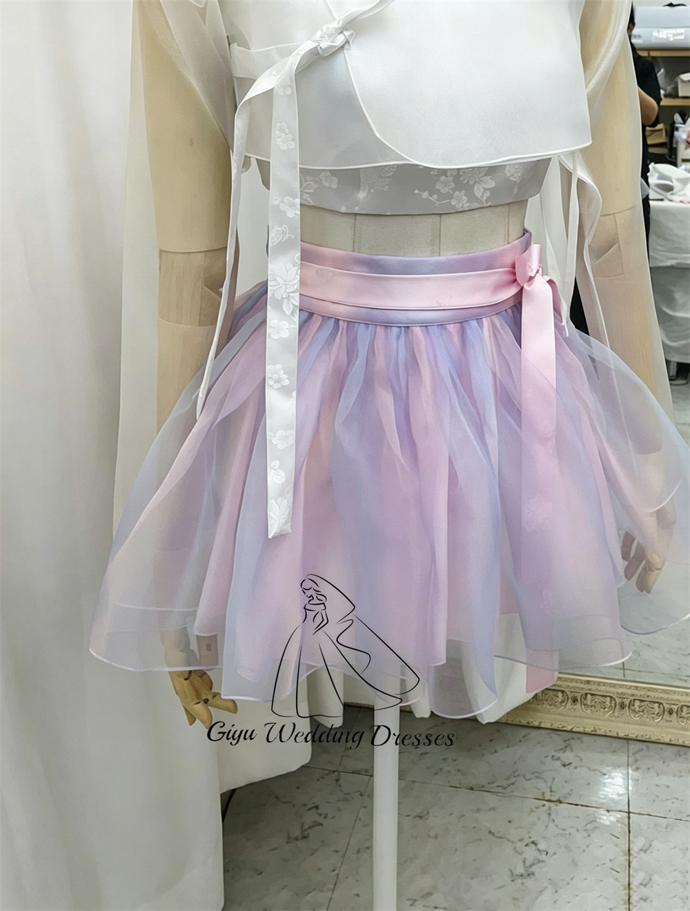 Hanbok Modern Set - Giyu Koreaanse moderne Hanbok dames 2-delige