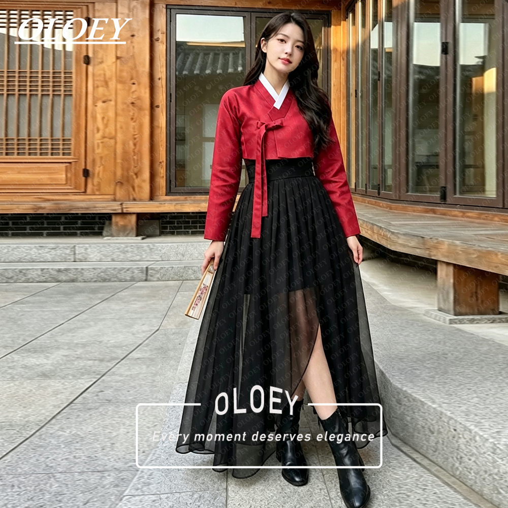 OLOEY Moderne Korte Concert Ha - Hanbok Modern Set recensie en prijs
