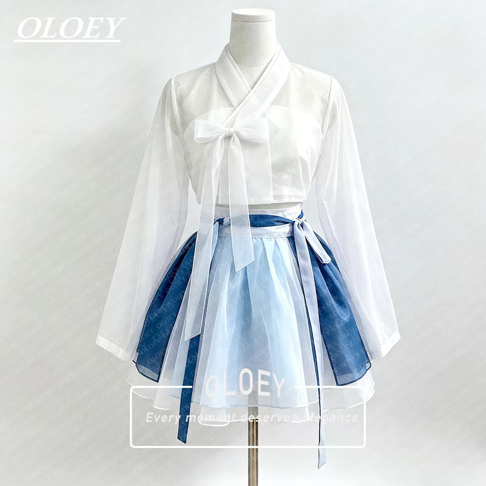OLOEY Moderne korte concert Ha - Hanbok Modern Set recensie en prijs